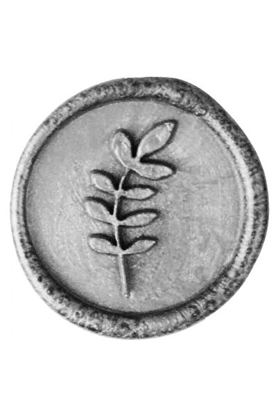 Hayaller Dükkanı Ștampilă de sigiliu cu motiv de ramură de măslin argintie PK:50-