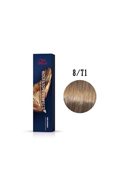 Wella Koleston Perfect Me Tüp Boya 60 ml 8/71 Kremalı Kahve
