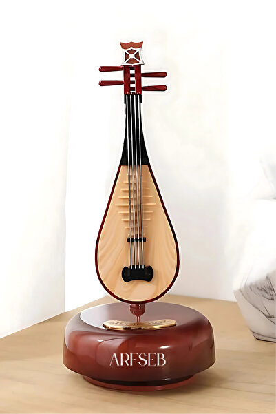 Arfseb Ud Temalı Melodili Müzik Kutusu-İçten Mekanizmalı ve Uzun Ömürlü Kullanım