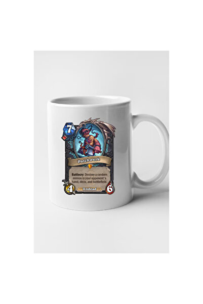 OEM Cana albă personalizată HearthStone, INOVATIX®. 330 ml