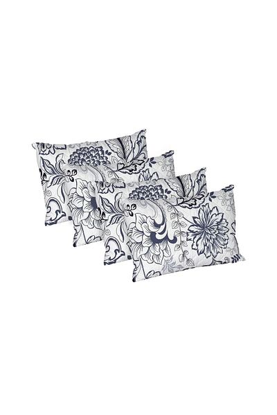 ALCAM Set Of 4 Art Pillows, Quilted Microfiber, 50x70 Cm