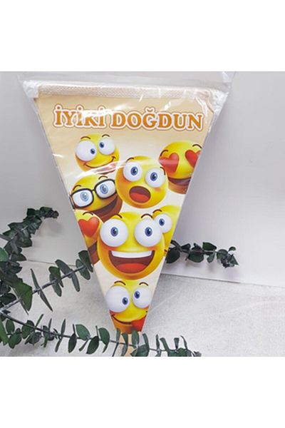 Hayaller Dükkanı Emoji Σαγιονάρες 2 μέτρα 9 σημαιές