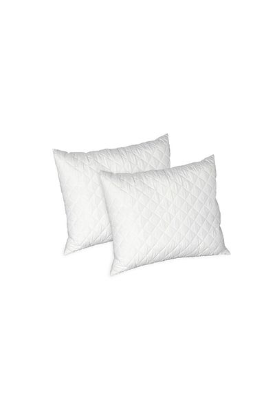 ALCAM Set Of 2 Quilted Microfiber Pillows 40x50 Cm