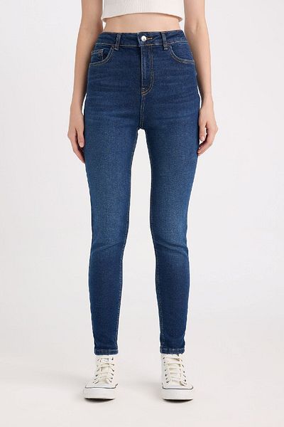 DeFacto Pantaloni skinny cu talie înaltă până la gleznă C7612AX24CW