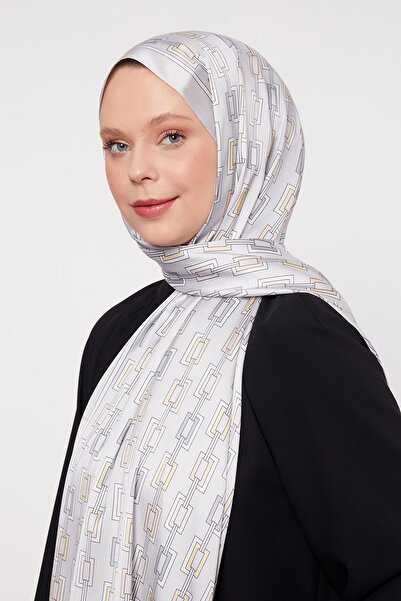 Levidor Silver Square Chain Pattern Angel Shawl