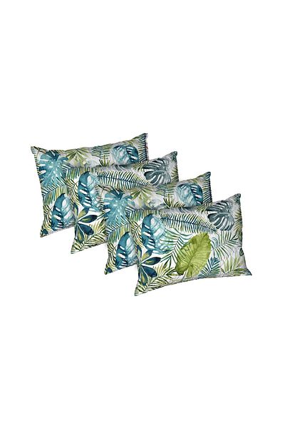 ALCAM Set of 4 Jungle pillows, Alcam quilted microfiber, 50x70 cm