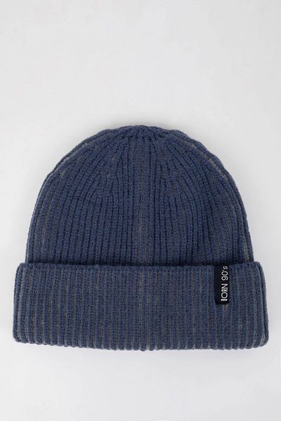 DeFacto Gerippte Strickmütze für Herren – C7134ax24wn