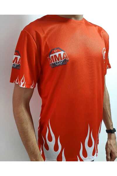 Tişört MMA Türkiye Baskılı Kırmızı