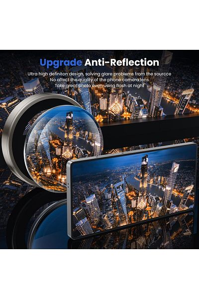 AWH Camera Lens Protector for Samsung Galaxy S25 Ultra, 9H Shatterproof Glass