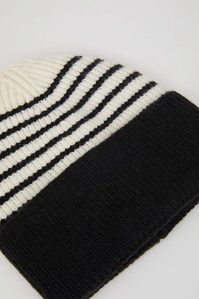 DeFacto Tricotaj cu dungi pentru bebelusi Beanie C8596a524wn