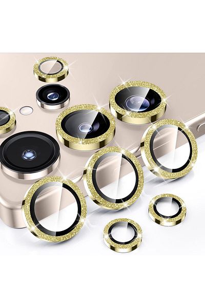 AWH Camera Lens Protector for Samsung Galaxy S25 Ultra, Ultra-HD 9H Glass, Military-Grade