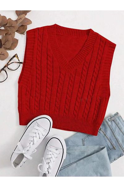 Tüy boutique Red Hair Knitted Sweater