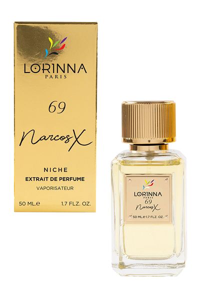 Lorinna Paris Extract de Parfum Lorinna Narcos X unisex 50 ml inspirat Narcos'is Vertus