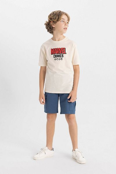 DeFacto Marvel Comics Boys T-Shirt - Crew Neck, Short Sleeve C4260A824HS