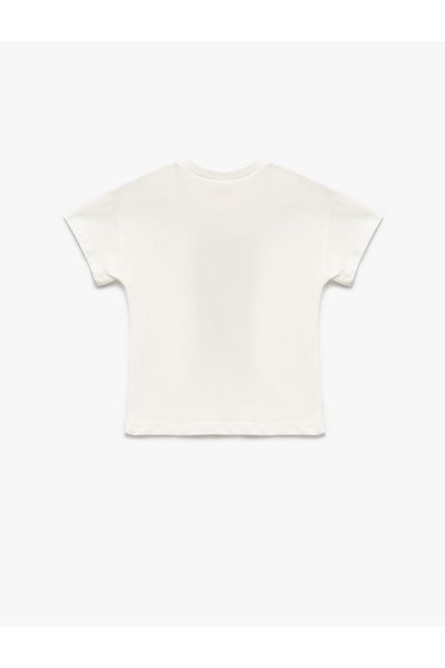 Koton Short Sleeve Crew Neck Cotton Ataturk Printed T-Shirt