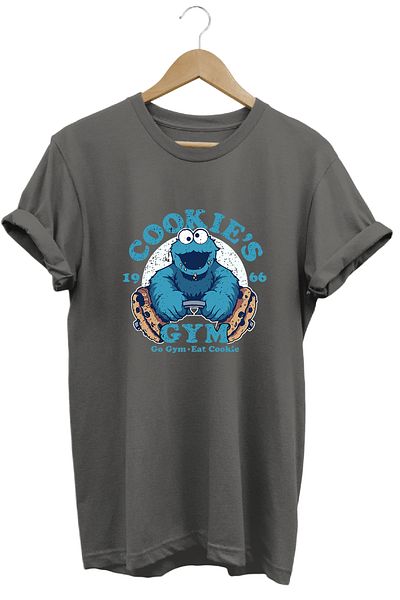 remonz Μπλουζάκι με στάμπα Cookie Monster 100% βαμβακερό T-shirt κανονικού μεγέθους
