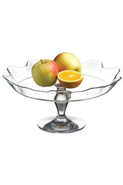 Paşabahçe Cake stand with edge up 32cm, Splash