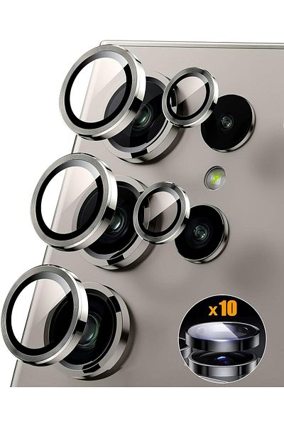 AWH 2 Set Camera Lens Protector for Samsung Galaxy S25 Ultra 5G, 9H Tempered Glass