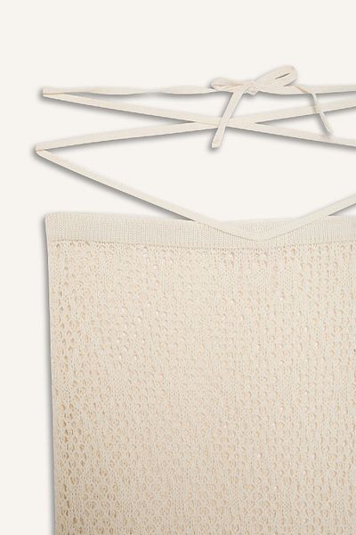 DeFacto Strickwaren mit normaler Passform – durchbrochener Maxi-Strandrock, Modell „In Love“.
