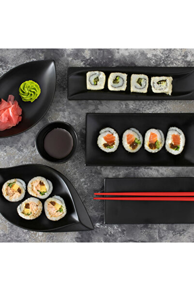 Ambition Platou ingust 35x12.5cm, negru, Salsa