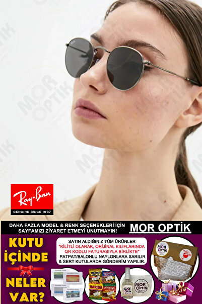 Ray-Ban Mor Optik Rb3447 029 (50 KLASİK NORMAL SİZE) Unisex Round Metal