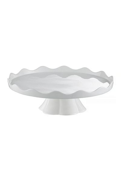 Ambition Suport tort cu marginea in sus 30cm, Crema