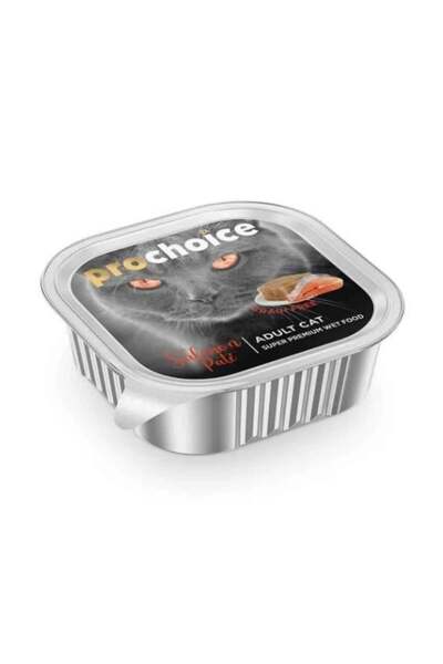 ProChoice Yetişkin Kediler Için, Tahılsız, Somon Balıklı Ezme 100 gr