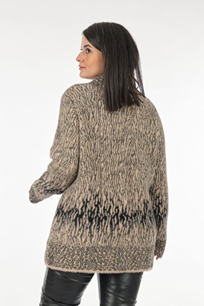 Vedi -bb Оверсайз жіночий піджак з леопардовим принтом - Повсякденна елегантність