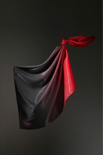 PİRAMİT Evening Dress Glitter Degrade Scarf