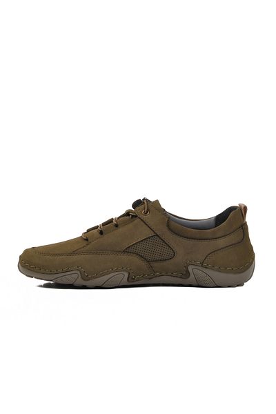 AYAKMOD Ανδρικά παπούτσια casual Khaki Nubuck Γνήσιο Δέρμα 328 M