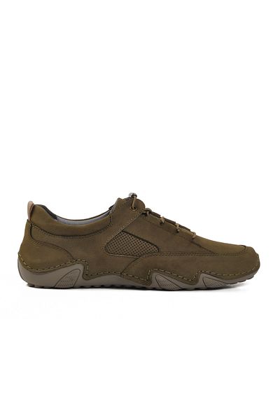 AYAKMOD Ανδρικά παπούτσια casual Khaki Nubuck Γνήσιο Δέρμα 328 M
