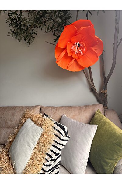 Monart Bohem Çiçek Avize - Turuncu