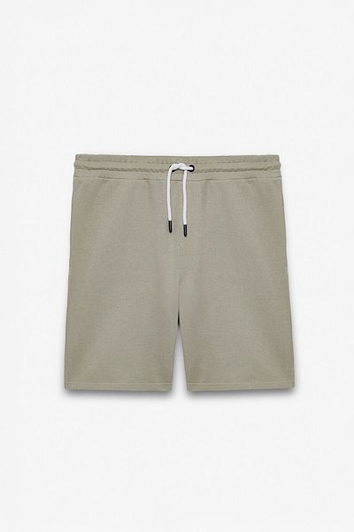 GRIMELANGE Uncertain Men's Comfort Fit Light Khaki Shorts & Bermuda