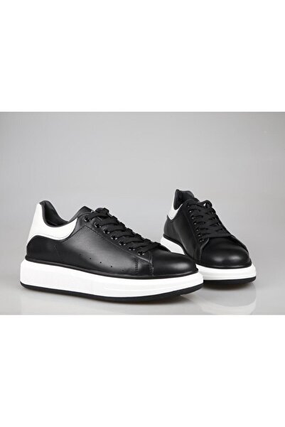 MARCOMEN 21028 Genuine Leather Black Men's Casual Shoes