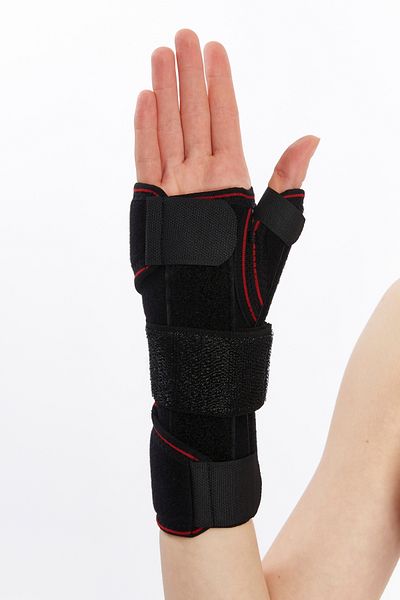 orthohealthmedical Standard Size Right-Left Hand Wrist Brace Splint with Metal Support Static Hand Wrist Support