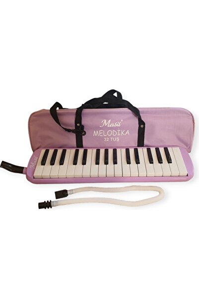 Masis 32 Tuşlu Melodika Bez Çantalı -Lila
