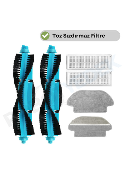 robotyedek Set de mopuri de schimb compatibile cu filtrul Viomi V3 Hepa - 6 bucăți