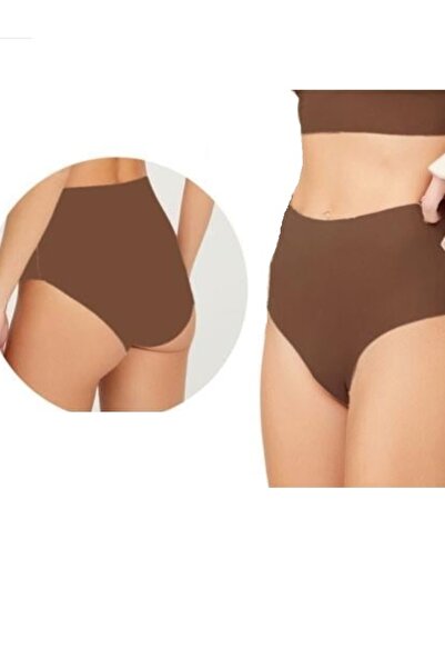 Yüksek Bel Lazer Kesim Bikini Külot 6'lı Paket