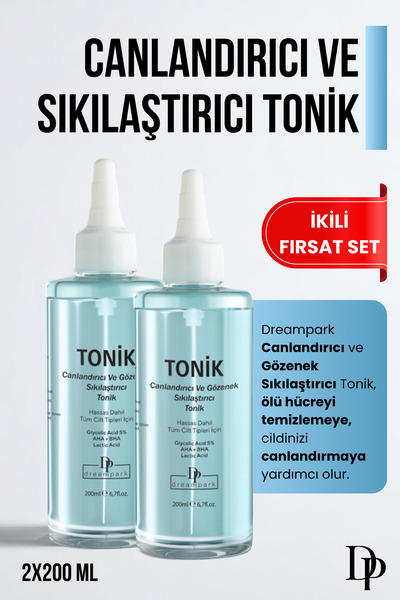 DREAMPARK İkili Gözenek Sıkılaştırıcı, Arındırıcı Ve Canlandırıcı, Glikolik A...