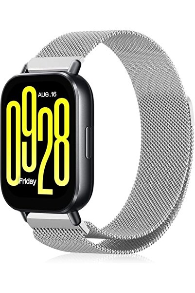 Fibaks Xiaomi Redmi Watch 5 Active / Watch 5 Lite Compatible Metal Mesh Mesh Magnet Smart Watch Band