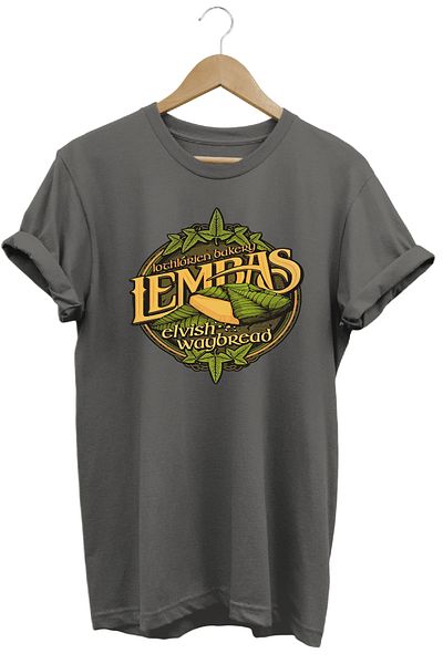 remonz Lotr Lord of the Rings Lembas Peksimeti εμπριμέ 100% βαμβακερό κανονικό μπλουζάκι
