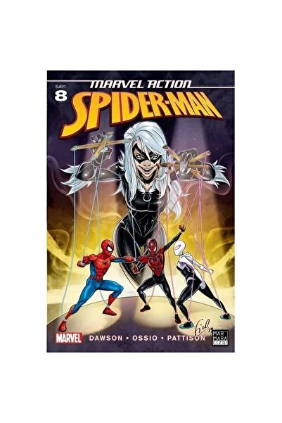Marmara Çizgi Yayınları Marvel Action Spider-man Cilt 8 Türkçe Çizgi Roman