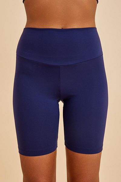Amarelle Sportive Navy Blue Light Touch Short Recovery Sports Tights