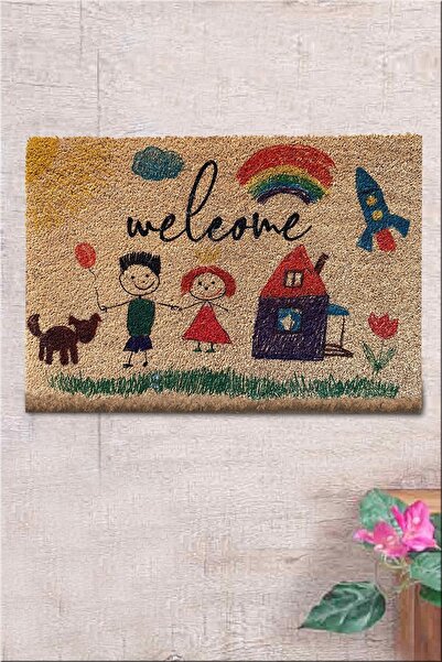 Chilai Home Coco Haggyo 40x60 Cm Doğal Koko Kıl Paspas,hindistan Naturel Kapı Önü Paspası