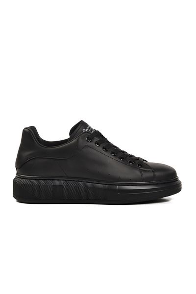 MARCOMEN Black Genuine Leather Men's Sneaker 152-21028 m