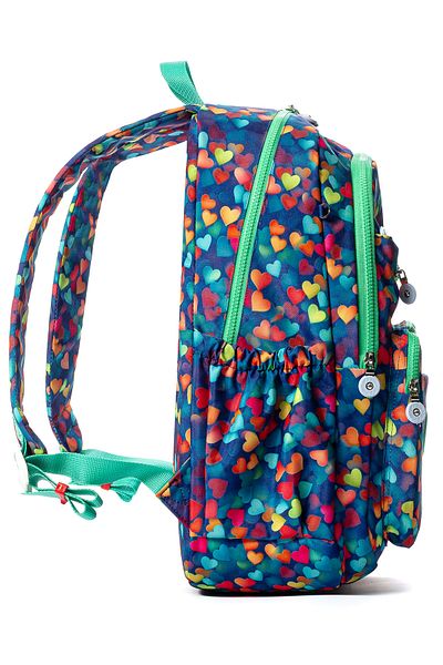 Go Veform Rucsac de zi cu zi și de școală din țesătură șifonată impermeabilă cu mai multe buzunare MYP8605 colorat