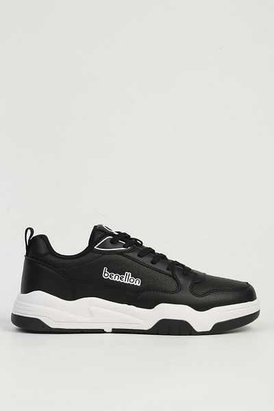 Benetton Black Men's Sports Shoes Imported Bni-11505