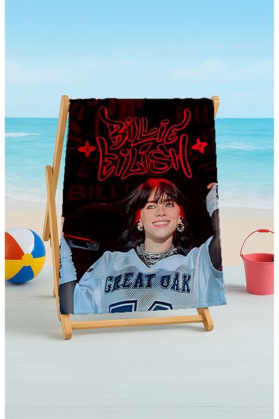 Viadela Πετσέτα παραλίας Billie Eilish – Νεανικές και γενναίες αίσθησης!