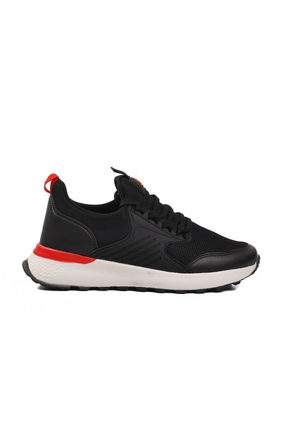 WALKWAY Black White Lightweight Men's Sports Shoes - Disc m