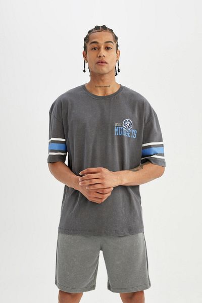 DeFacto Κοντό σορτς NBA Denver Nuggets Standard Fit - B9902ax24sm